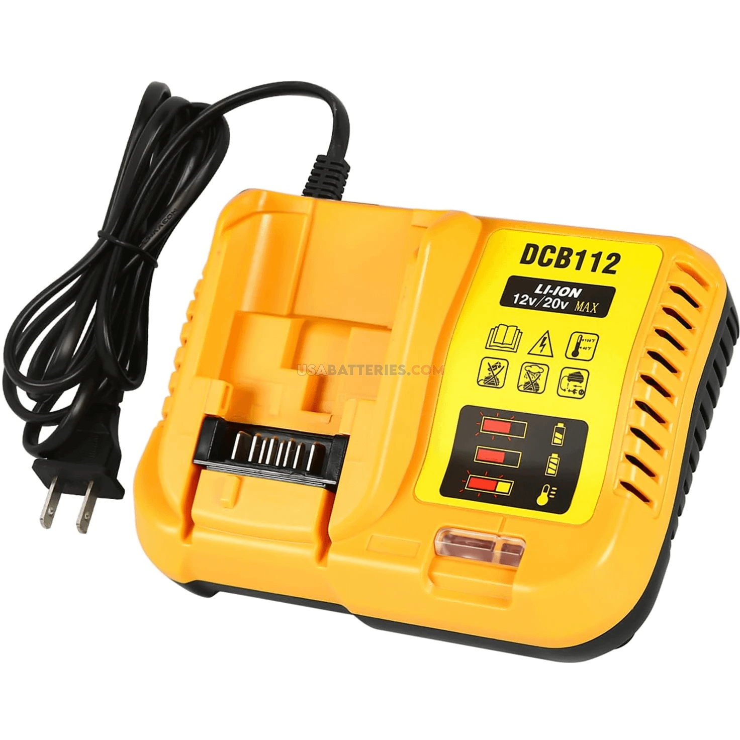 DeWalt 20V Battery Charger For 12V 20V MAX Lithium-Ion DCB112 DCB115