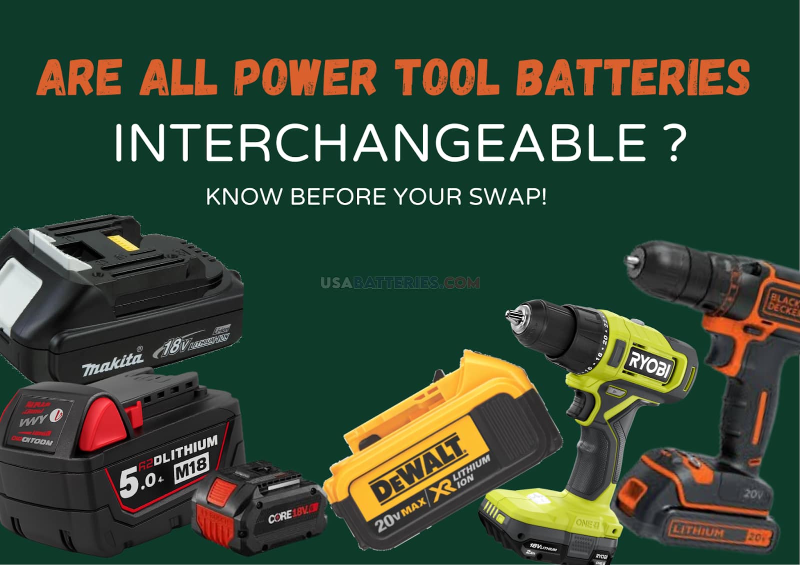 Power Tool Batteries
